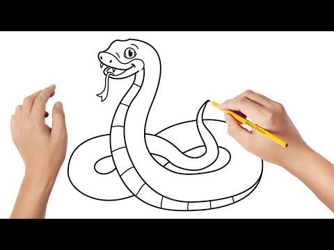 Vidéo: Comment Dessiner Un Serpent
