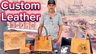 Talabarteria Moctezuma Custom Leather fabricante de accesorios artesanales en artículos de piel