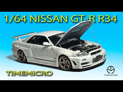 TIME Micro 1/64 ニッサン 日産 スカイライン GTR R34 TIME Micro 1/64 ニッサン 日産 スカイライン GTR R34 - メルカリ