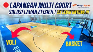 Lapangan Produktif Dengan Multi Court Kenapa Pilih Satu Kalau Bisa Dapat Dua - Raga Sport