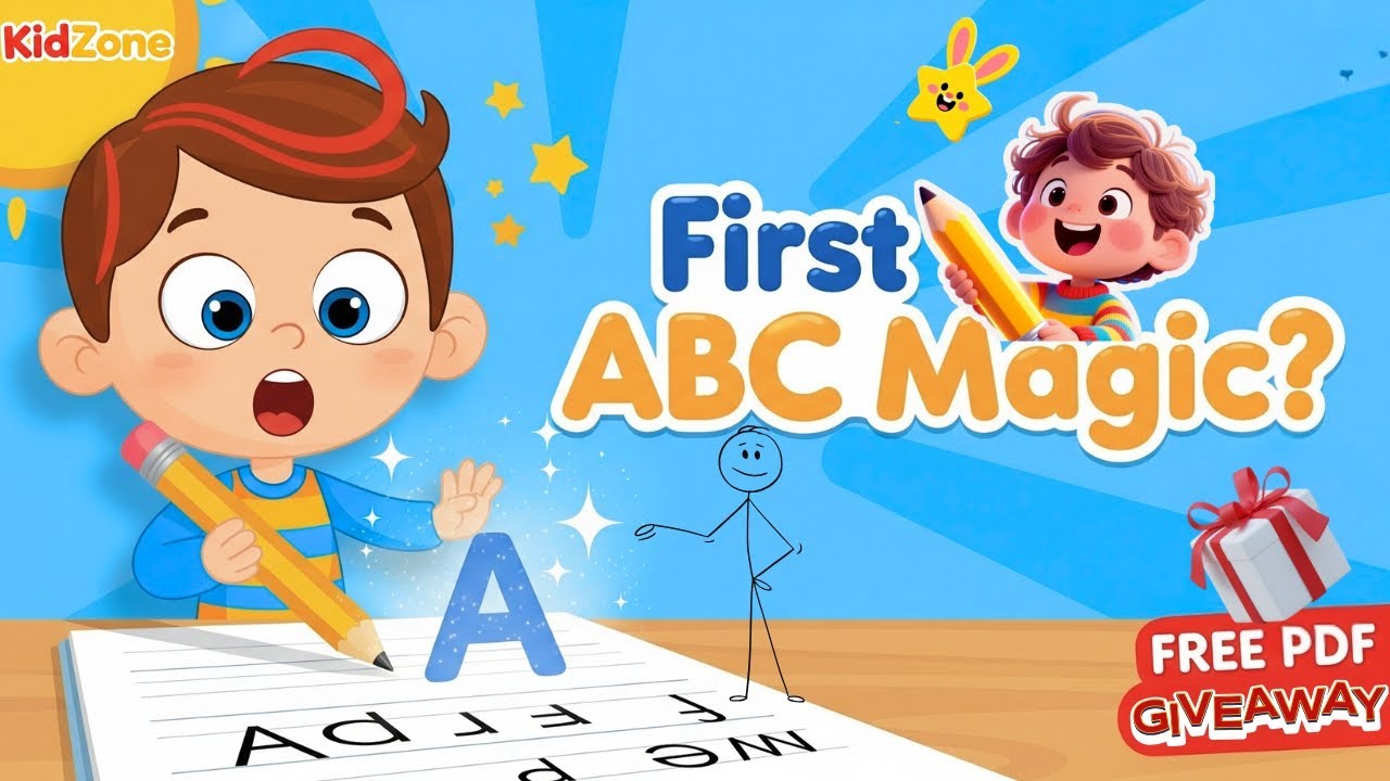 «Первый опыт написания алфавита для детей» | Откройте для себя простой ТРЮК, который поможет детя...