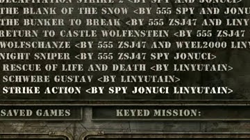 Commandos 2 Destination Paris 1.45 Missions List