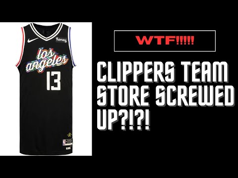 Clippers Team Store Mess Up?  Paul George Los Angeles Clippers