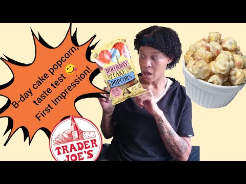 Birthday Cake Popcorn #TraderJoes #TasteTest