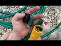 How to fix repair a water hose/ How to DIY Repair a Damaged Garden Hose Easily!