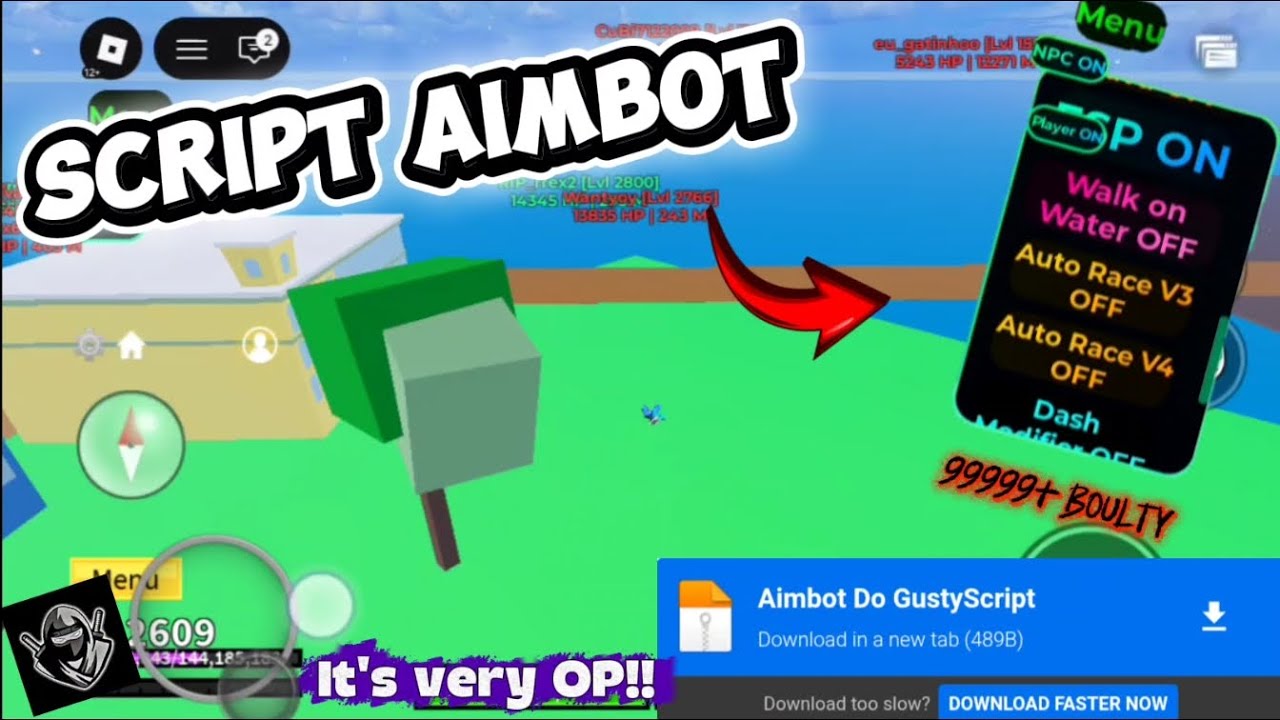 SCRIPT AIMBOT FOR BLOX FRUITS!!!! THE BEST ONE AVAILABLE!! (DIRECT LINK) No key and anti-ban.