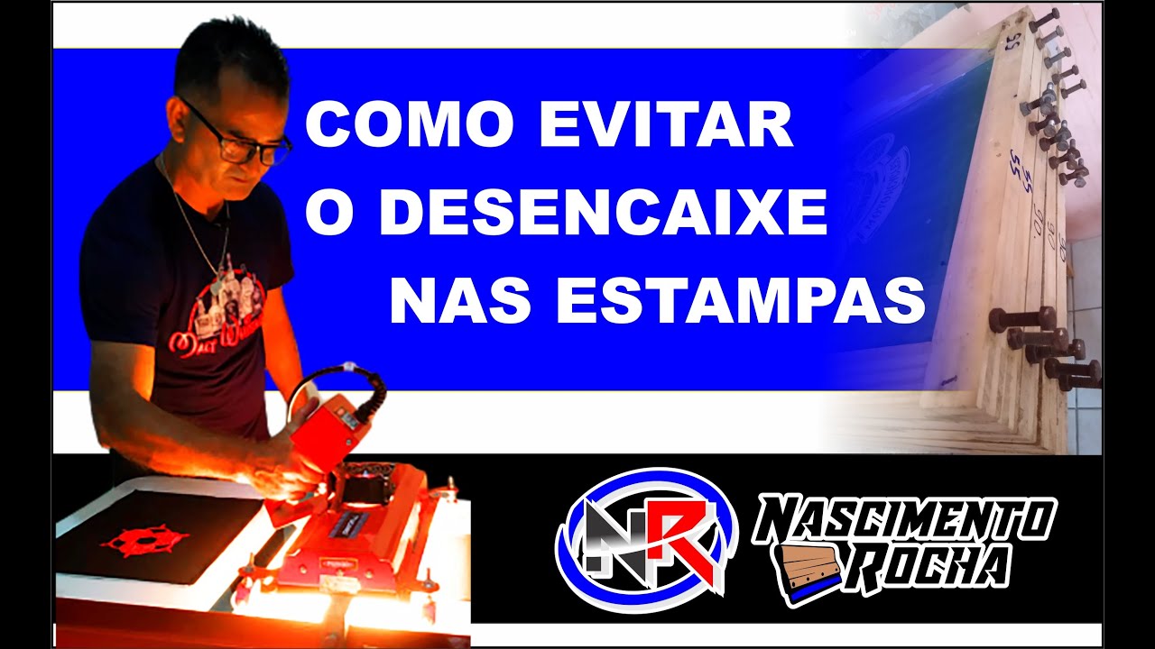 COMO EVITAR O DESENCAIXE NAS ESTAMPAS DE SERIGRAFIA