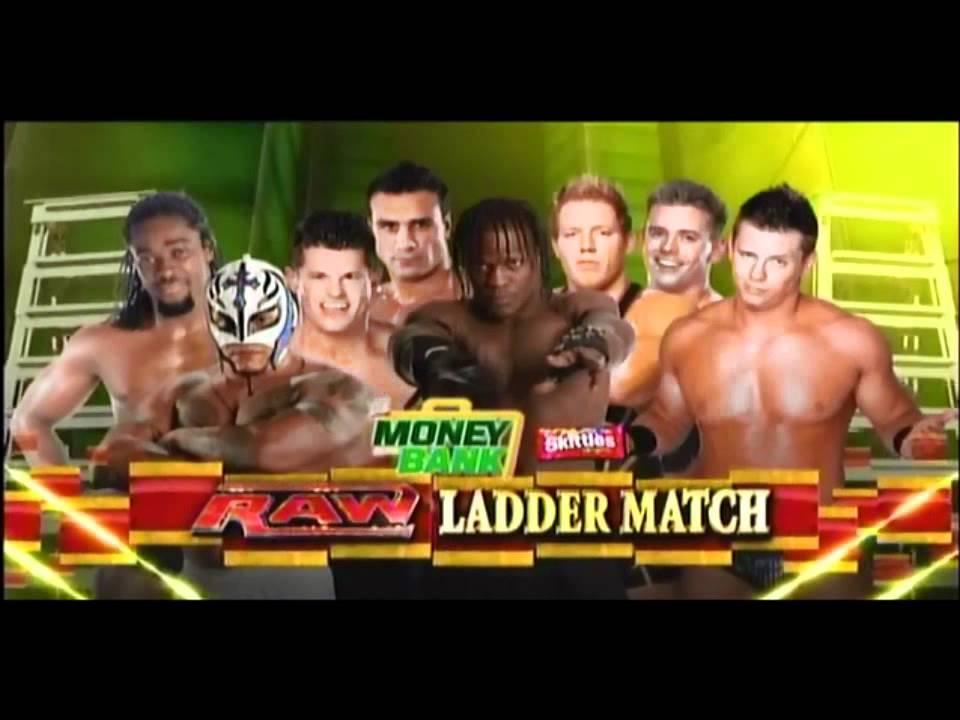 WWE Money in The Bank 2011 Raw Money in The Bank Ladder Match