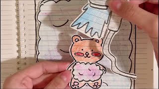 [💸paperdiy💸] paperdiy asmr! mini vlog | Bear’s vlog 곰돌쨩의 하루…