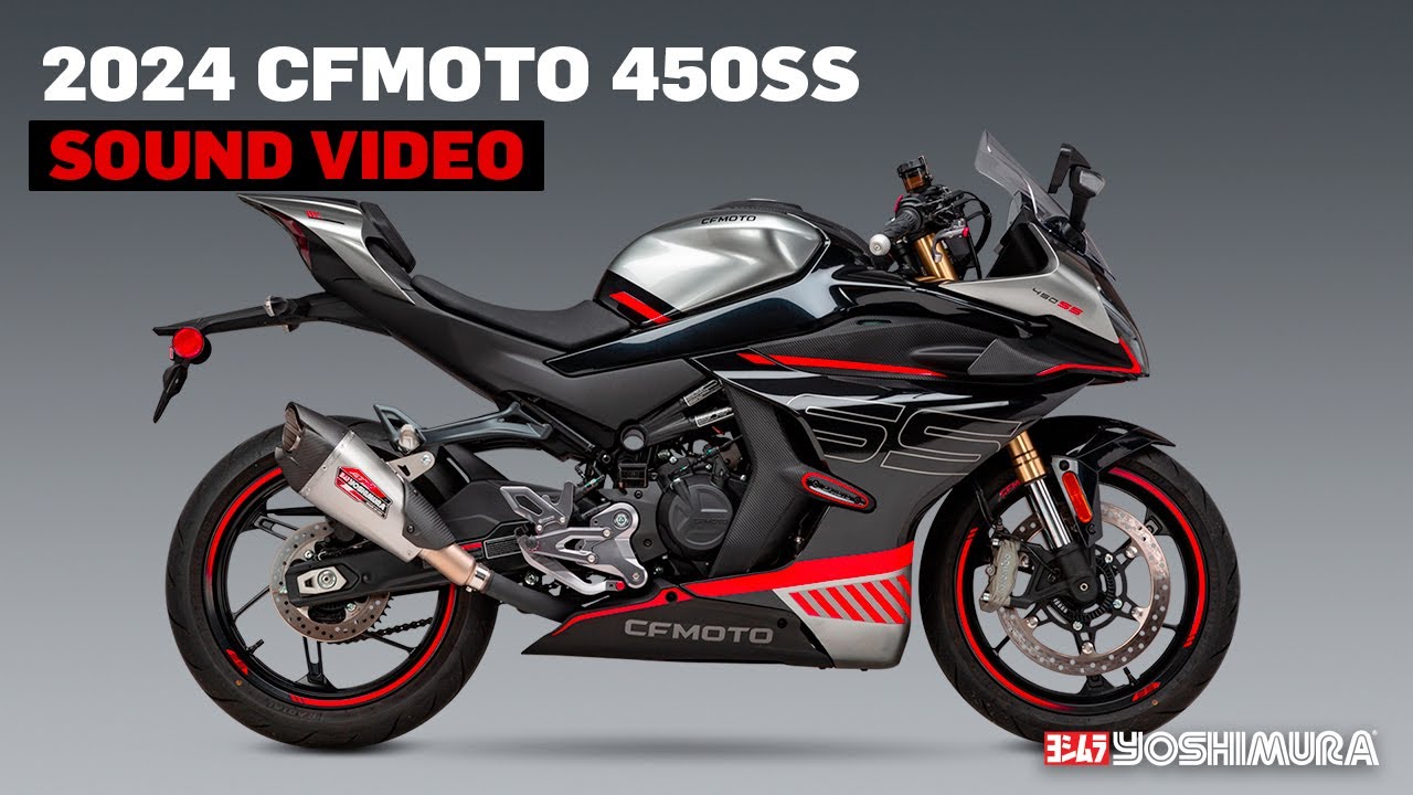 Yoshimura AT2 Slip-On Exhausts CFMoto 450NK / 450SS 2023