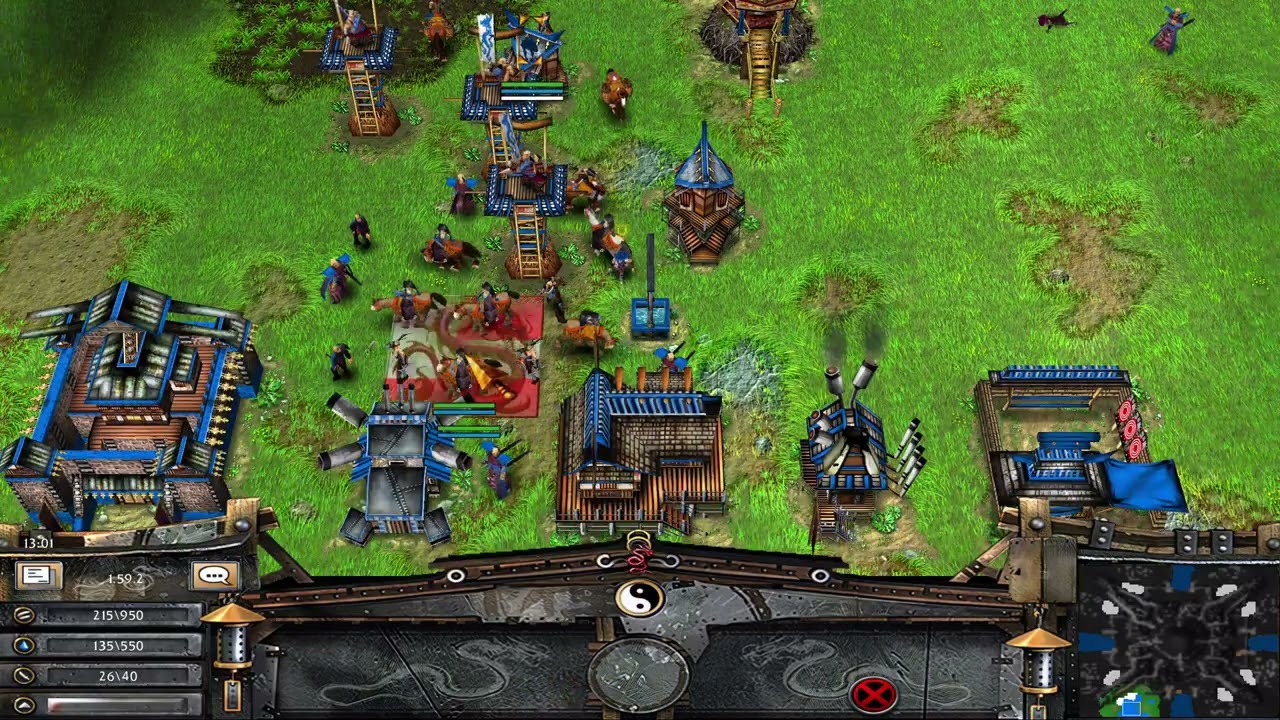 Battle Realms  ZE 1.59.2- 1 Serpent vs 7 Nightvol