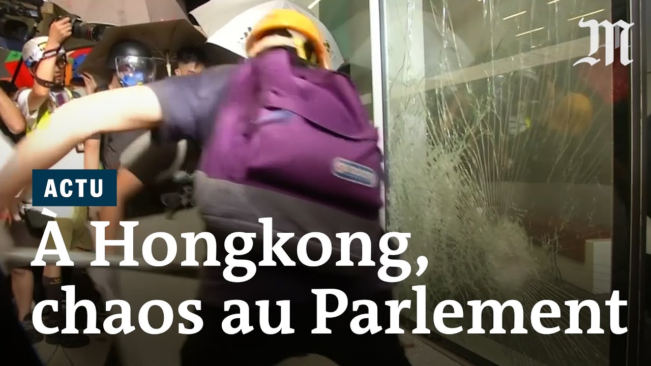 Hong Kong : le Parlement envahi par des manifestants
