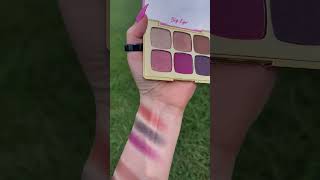 Tarte Big Ego to Go Palette Swatches #beautycommunity #makeupswatches