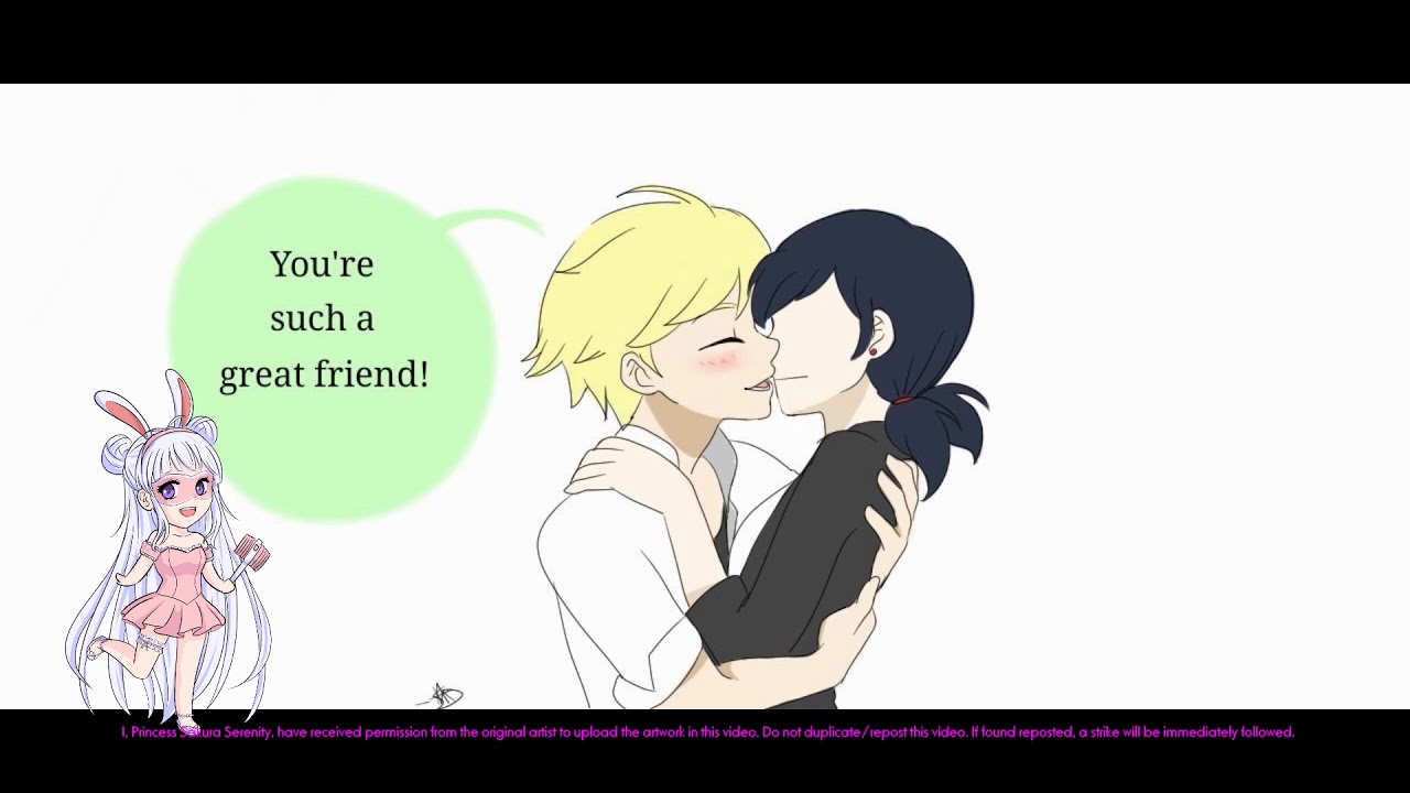 Featured image of post Fanart Miraculous Marinette And Adrien Kiss Miraculous ladybug adrien agreste marinette dupain cheng