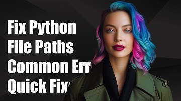 Fixing Python File Path Issues: Common Errors and Solutions Explained