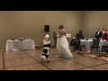 Bride dance routine with her dog, Hero