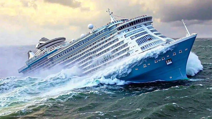 Navires de Croisière Pris dans des Tempêtes Terrifiantes !