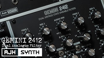 AJH Synth Gemini 2412 Dual Eurorack Filter - How I use it...