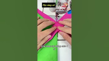 Cách nối viền cổ áo góc vuông đẹp và gọn gàng| Song Anh MK #Phutungmaykhausonganh