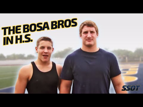 Look Back at Joey Bosa & Nick Bosa Talking Highlights & Playing at St  Thomas Aquinas - NFL Preview 