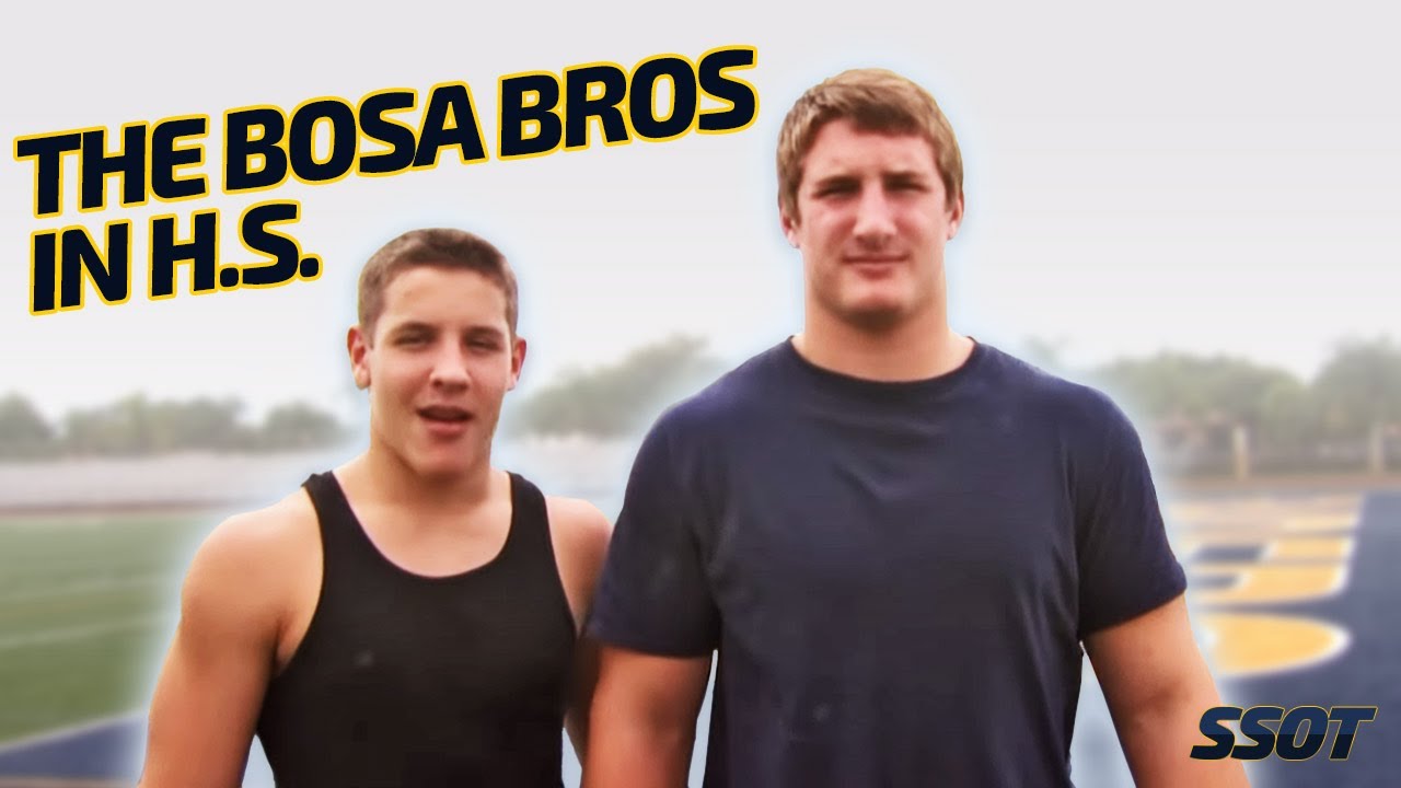 Look Back at Joey Bosa & Nick Bosa Talking Highlights & Playing at St  Thomas Aquinas - NFL Preview 