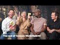 Scarlett Johansson Sings the Jurassic Park Theme w/ the Cast of ‘Jurassic World Rebirth’