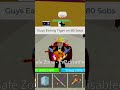 💀 Eating Tiger on 80 Subs ☠️ #roblox #bloxfurit #HYDRAGAMING