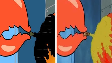 SpongeBob: Removing a Splinter If the darkness took over Animation