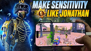 Make Your Sensitivity Like Jonathan🔥| BGMI Sensitivity Guide for Every Device! - Tomicy