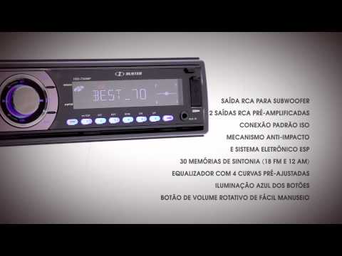 CD/MP3 Player automotivo H-Buster HBD-7360MP @hbusteroficial