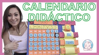 ¿ Cómo hacer un CALENDARIO en CASA para BEBES y Niños? tutorial con MISS STEPHY