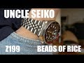 Uncle Seiko - Z199 & Beads of Rice Metal Bracelet - My Favorite SKX Bracelets