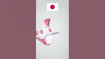 What color do mixed flags make? #colormixing #paintmixing #satisfyingart #asmrart #shortsfeed #short