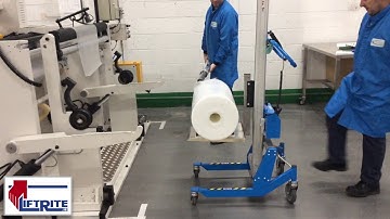 Lift & Drive with V-Block Attachment for Lifting Reels | Lift Rite