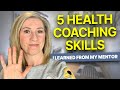 5 things i learned from my health coaching mentor