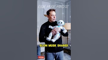 Elon Musk lacht met robot | Toekomstige technologie | De hoop van de mensheid: Elon Musk en robot...
