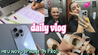 daily vlog// celular novo📱, estudos📚e aula de ballet🩰