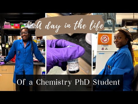 A Day in my Life as a Chemistry PhD Student || Day in the life Vlog