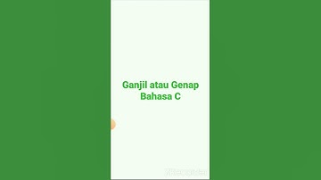 Bilangan Ganjil atau Genap Bahasa C#coding #programmers #aplikasi