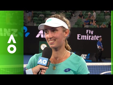 Elise Mertens on court interview | Australian Open 2018