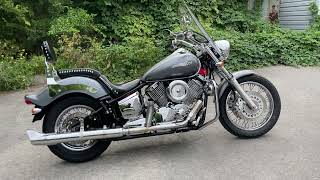 Осмотр мотоцикла Yamaha Drag Star 1100 с пробег 19000 км