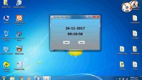 40. Uso de Thread (Hilos) y Date para Animación de Reloj Digital y fecha de Java en NetBeans