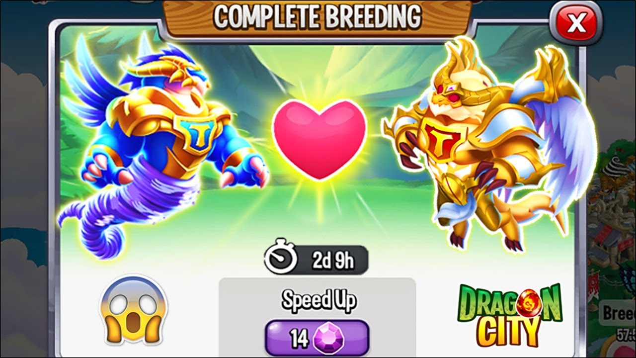 Dragon City: Wind Titan Dragon vs Light Titan Dragon [EXCLUSIVE BREEDING] 😱