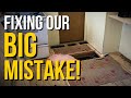 Fixing Our BIG Mistake | Budget Mobile Home Remodel #26