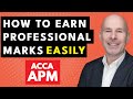 Easy Tips to Score Professional Marks in APM 📈