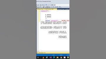 Datediff