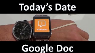How to have current date in google spreadsheet and doc