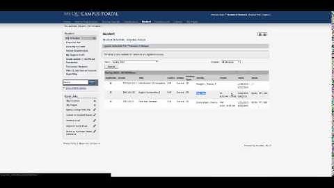 Reading Your Class Schedule