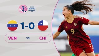 VENEZUELA vs. CHILE [1-0] | RESUMEN | CONMEBOL SUB20 FEM | FASE DE GRUPOS