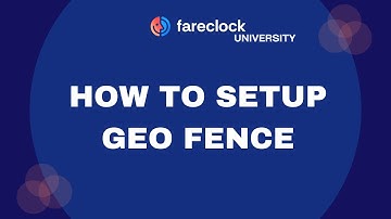 How to Setup Geo Fence | User Guide
